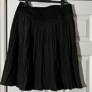 Chic Black A-Line Skirt